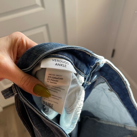 Paige Denim Verdugo Ankle Queeniw Destructed Skinny Jean - 24 - Picture 10 of 10